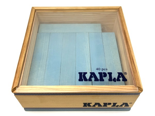 【★即決★】KAPLA カプラ 積み木 知育玩具 35ピース ブルーシエル_画像1