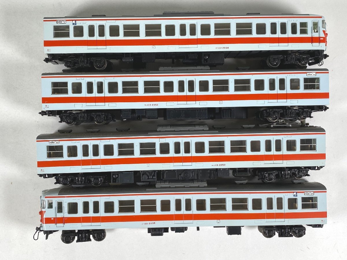 6-25＊HOゲージ TOMIX HO-006 113 2000系 近郊電車 (関西線快速色)基本セット トミックス 鉄道模型(acc)_画像5