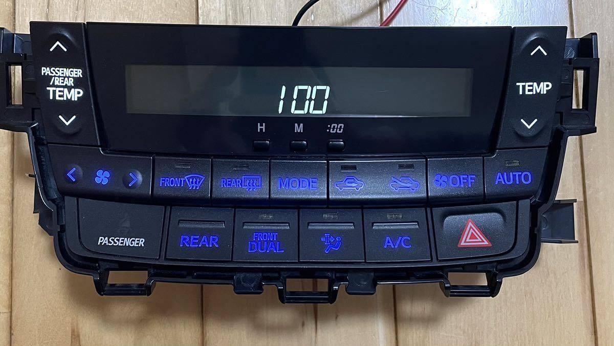 トヨタ ヴェルファイア アルファード ANH20W エアコン スイッチ トヨタ ヴェルファイア アルファード ANH20W エアコン スイッチ