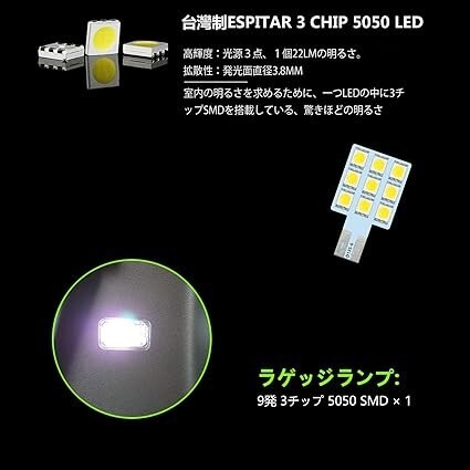 ZXREEK スズキ スペーシア/スペーシアカスタム/スペーシアギア LED ルームランプ 専用設計 SUZUKI SPACIA_画像6