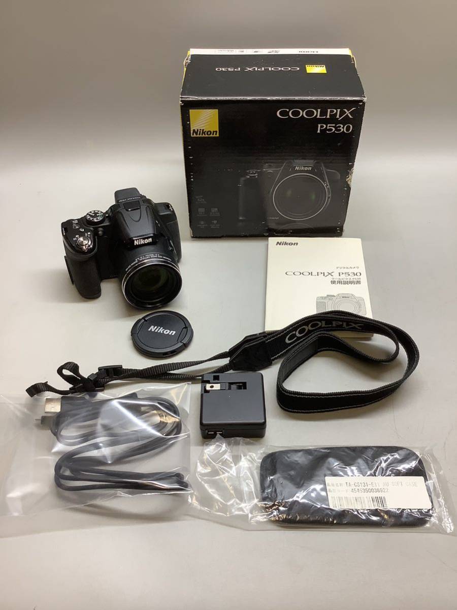 Nikon ニコン COOLPIX P530 コンパクトデジタルカメラ 箱付 動作確認済_画像1