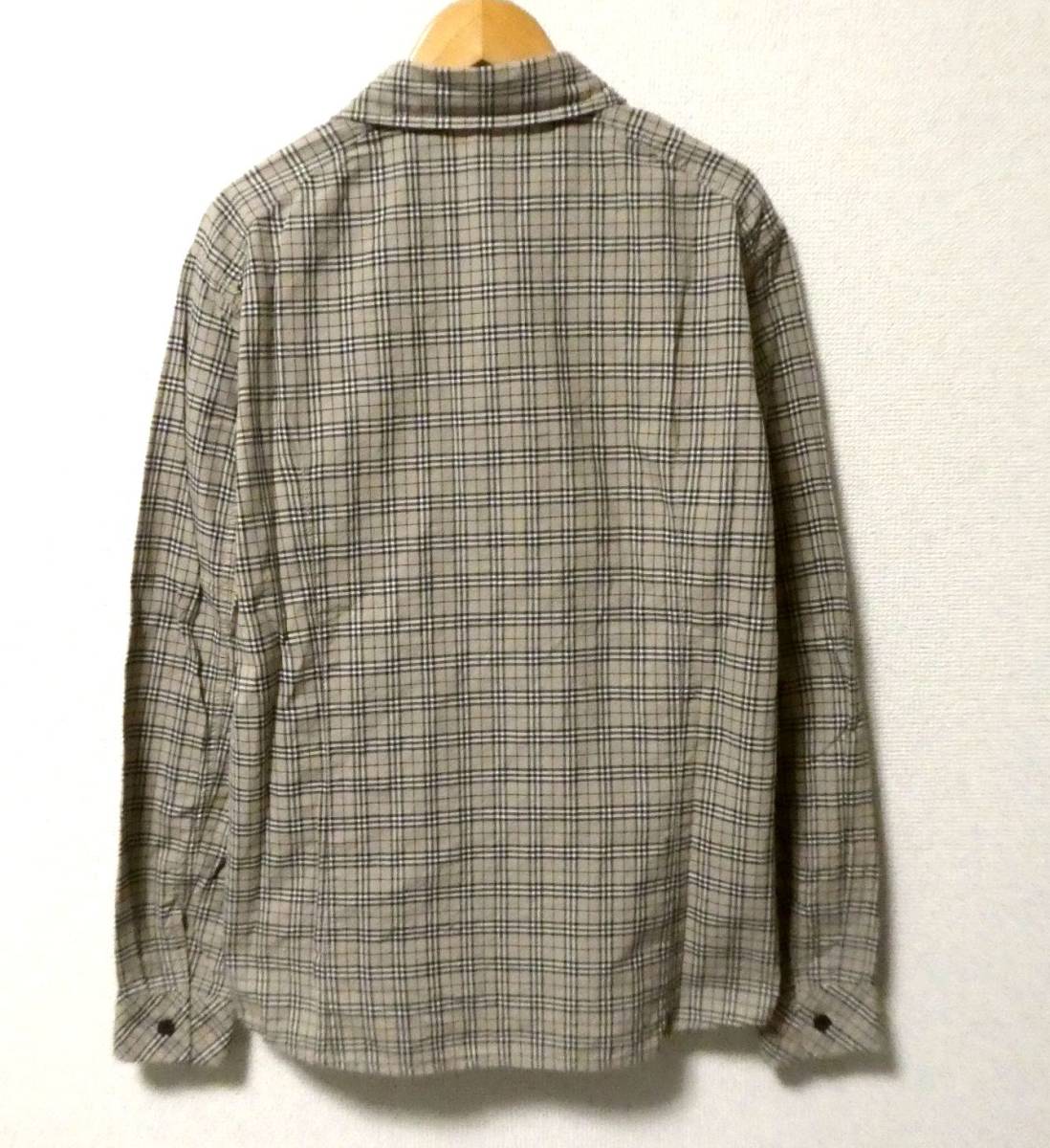 正規品 BURBERRY BLUE LABEL メンズ バーバリーブルーレーベル ノバチェック 長袖 シャツ M_画像2