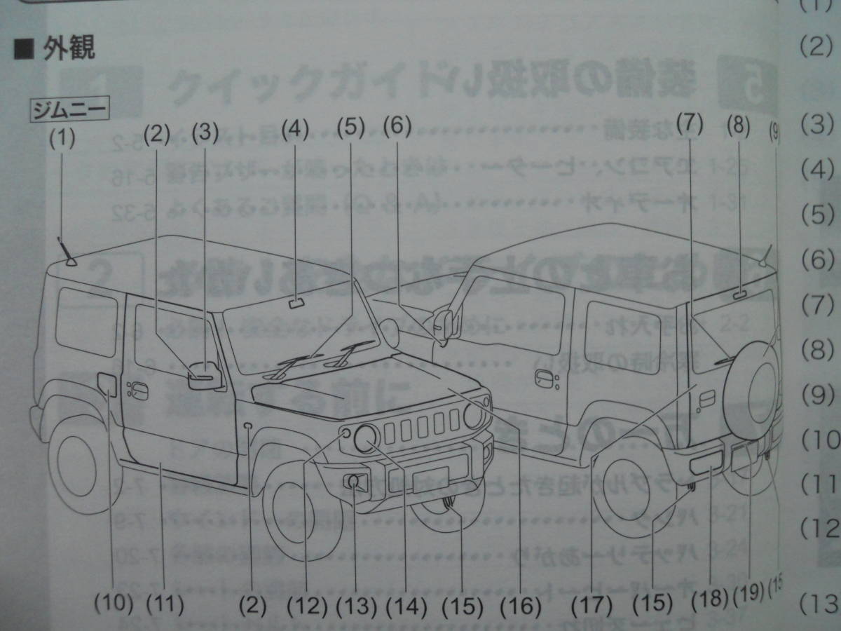 ★ジムニー・ジムニーシエラ (JB64W ・JB74W ) 取扱説明書 ① 美品 売切り★_画像2