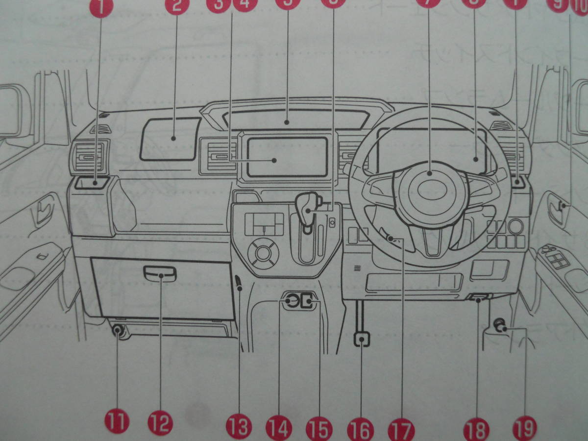 ★ウエイク (LA700S・LA710S) 取扱説明書 前期 ① 美品 売切り★_画像3