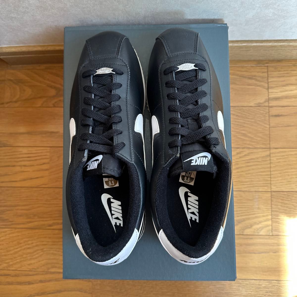 早い者勝ち NIKE(ナイキ) Cortez(コルテッツ) black(黒) レザー 早い者勝ち NIKE(ナイキ) Cortez(コルテッツ) black(黒) レザー