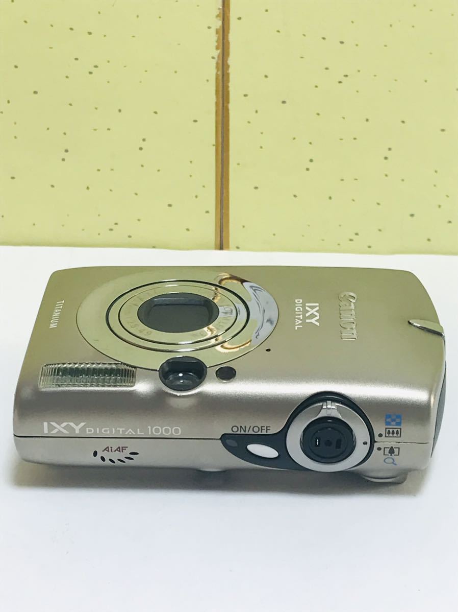 Canon キヤノン IXY DIGITAL 1000 AiAF 10.0 MEGA PIXELS TITANIUM コンパクトデジタルカメラ PC1206 日本製品_画像9