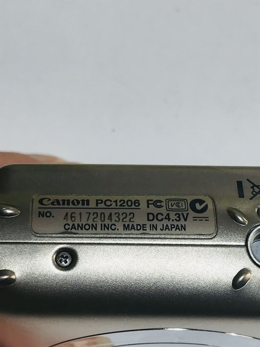 Canon キヤノン IXY DIGITAL 1000 AiAF 10.0 MEGA PIXELS TITANIUM コンパクトデジタルカメラ PC1206 日本製品_画像10