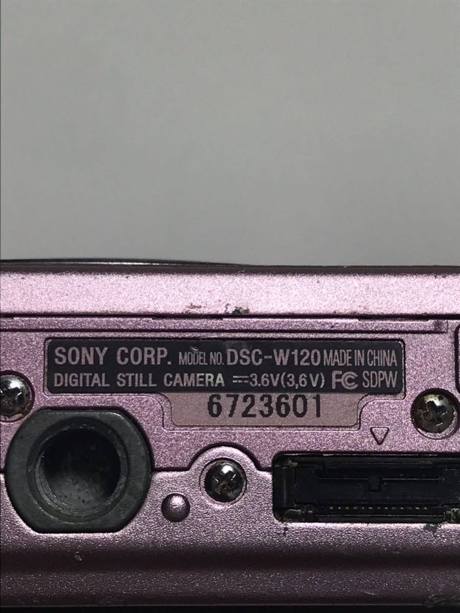 SONY Cyber-shot DSC-W120 コンパクトデジタルカメラ Super SteadyShot 4X OPTICAL ZOOM_画像9