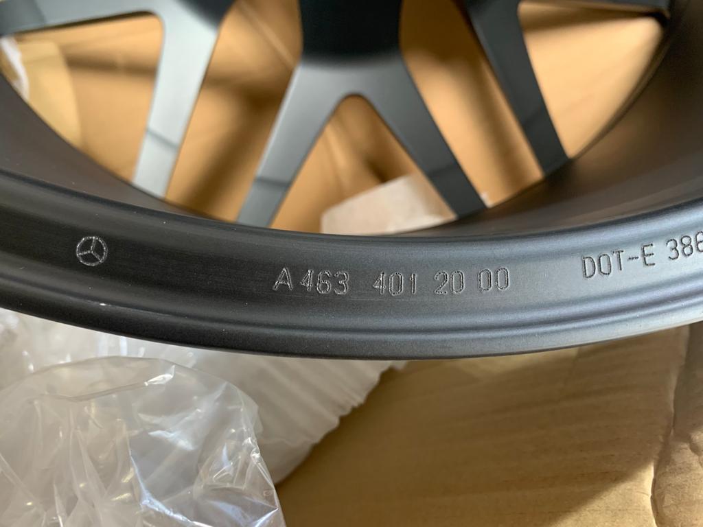 2020 ベンツ AMG W463 W 463AGクラスG65 エディション463純正22ホイール4本 G350 G500 G55 G63 G65_画像8