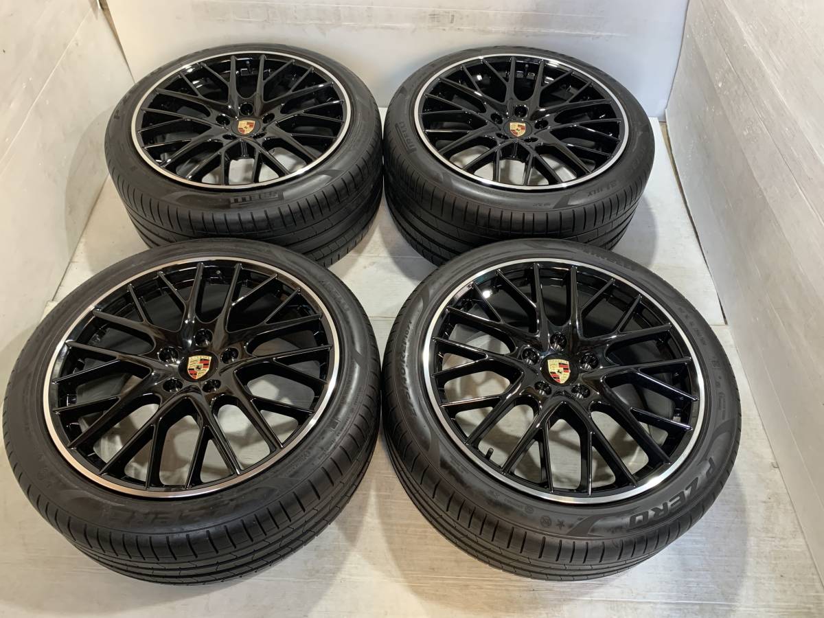 ★ 純正 Porsche ポルシェ パナメーラ ターボG2 BBS 971 21インチ ホイールタイヤ4本セットPIRELLI 2020_画像1