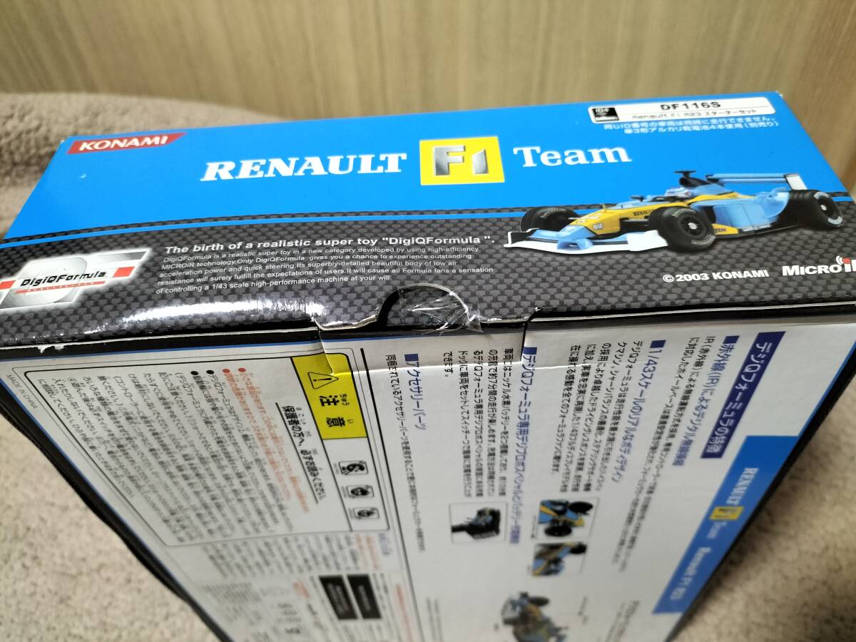 KONAMI 2003 DigiQ Formula Renault F1 デシQ Konami 1/43 scale 2003 DigiQ Formula Renault F1 R23tejiQ