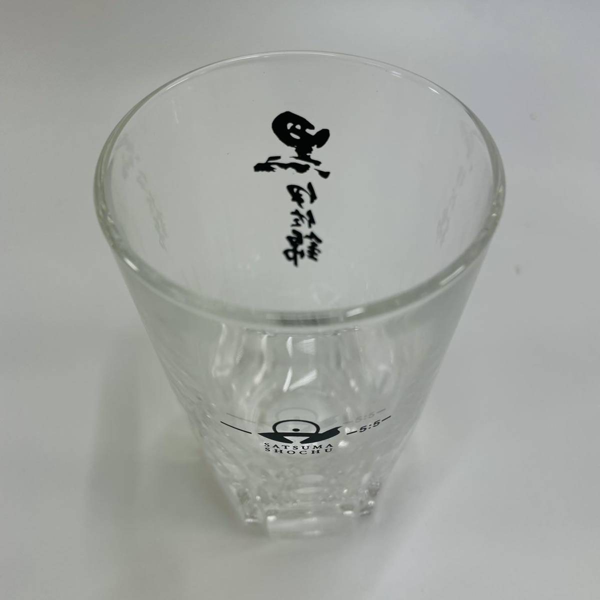 【未使用品】薩摩焼酎 黒伊佐錦 焼酎グラス 10個セット 2種類 ロックグラス 目盛り付き