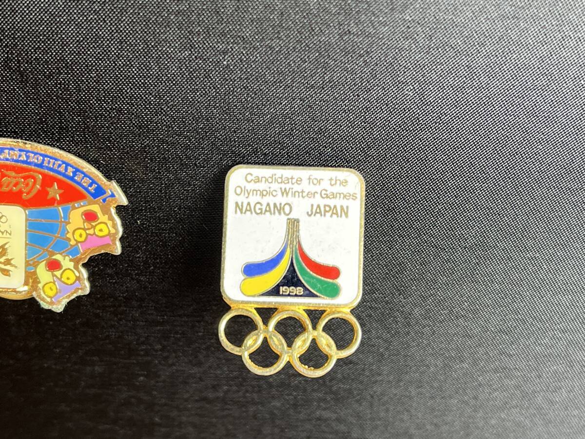 [ Nagano Olympic ]1998 год зима . колесо ... железная дорога Nagano покупка значок подлинная вещь 