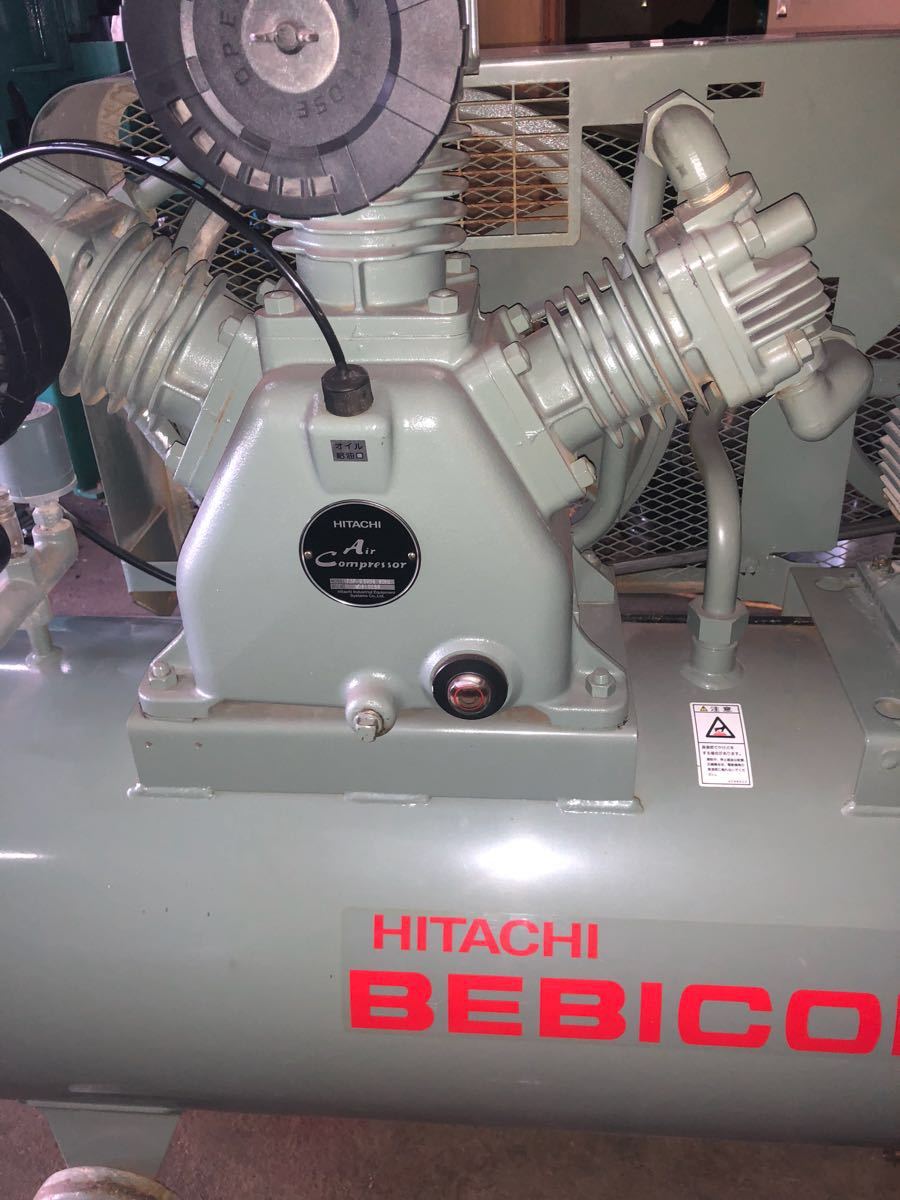  Hitachi /HITACHIbe Vicon /BEBICON air compressor /Air Compressor 7.5P-9.5VD6 60Hz 7.5Kw/10 horse power tanker 230L rotation stop simple verification omissions less 