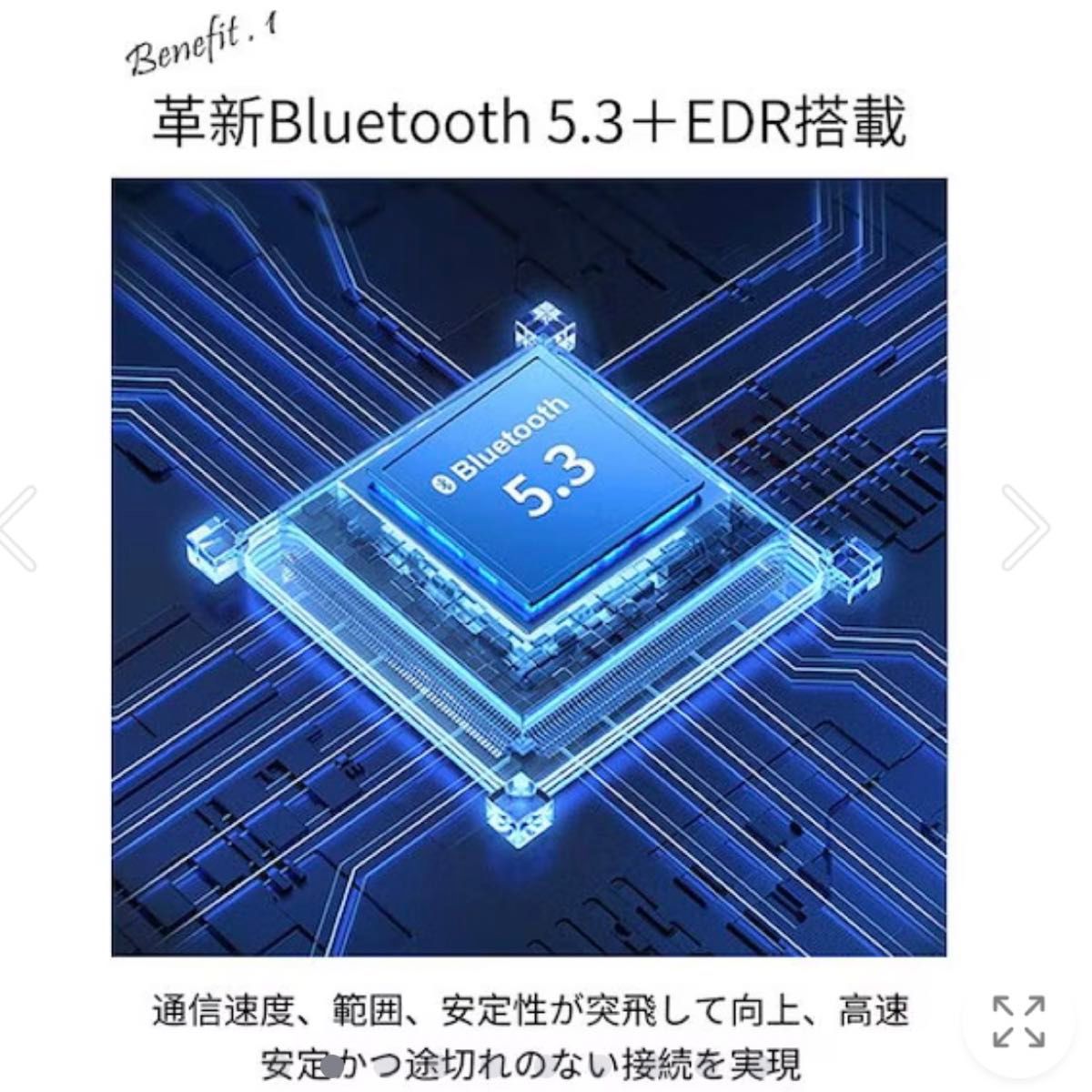 ☆週末セール☆ノイズキャンセリング ワイヤレスイヤホン Bluetooth 5.3 日本語説明書