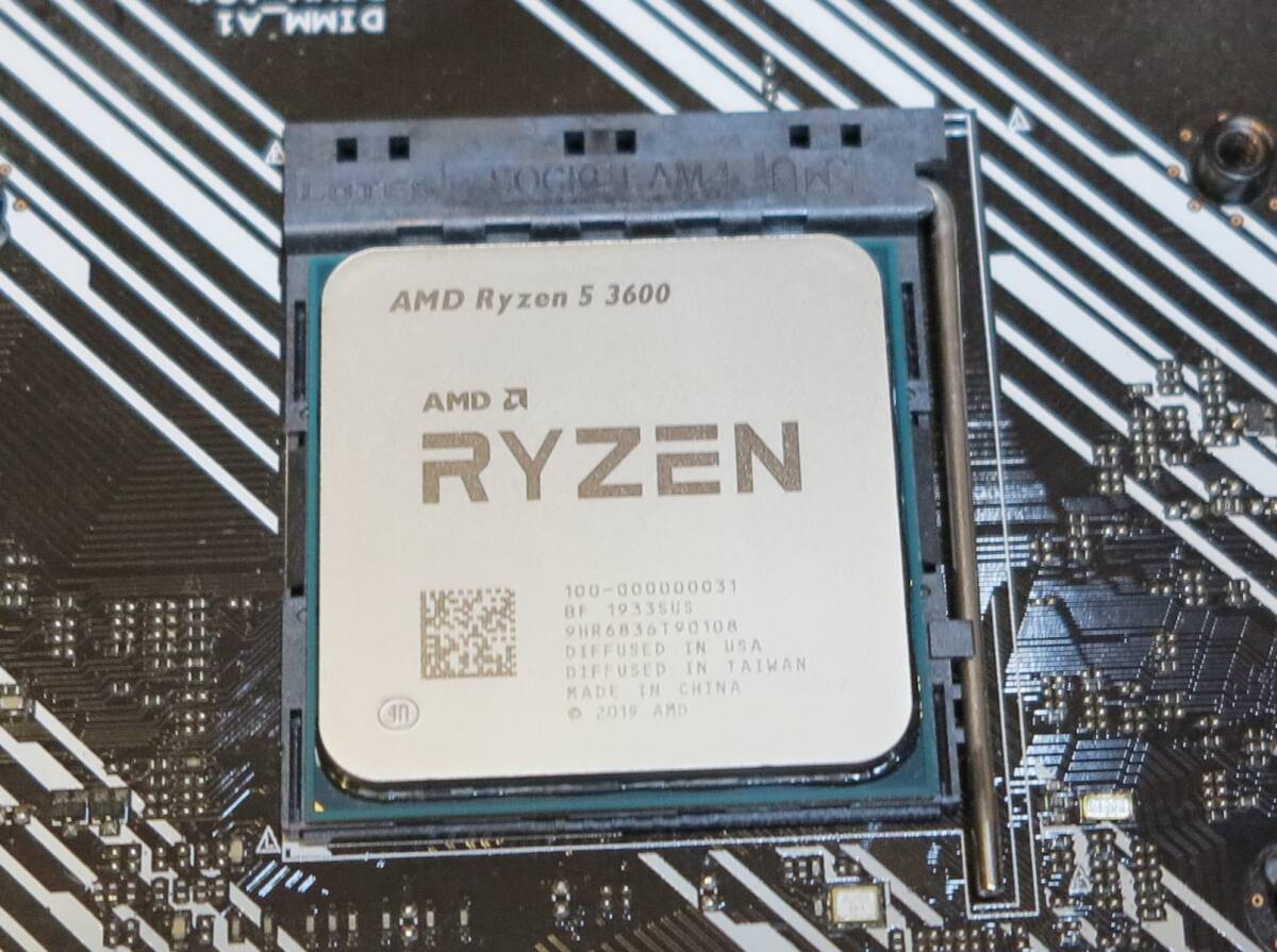 AMD Ryzen 5 3600 　SocketAM4　CPU 　+　　 Asus PRIME B550M-A 　Micro ATXマザーボード 　セット_画像2