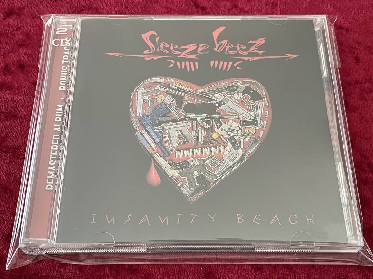 ★SLEEZE BEEZ★2CD★INSANITY BEACH★REMASTERED/リマスター★BONUS TRACKS/ボーナストラック★スリーズ・ビーズ★2022 BAD REPUTATION★_画像1