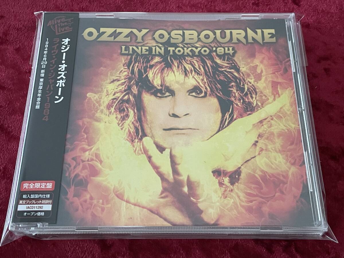 *Alive The Live*oji-* oz bo-n* complete limitation record * live * in * Japan 1984* with belt *CD*OZZY OSBOURNE*LIVE IN TOKYO \'84*