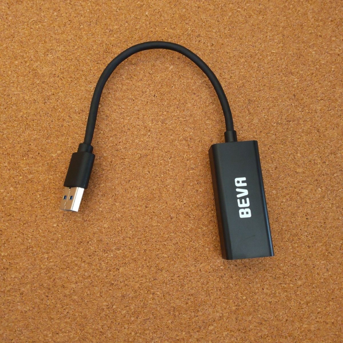 BEVA USB 有線LANアダプター USB3.0 to RJ45 変換アダプター 延長LANケーブル付