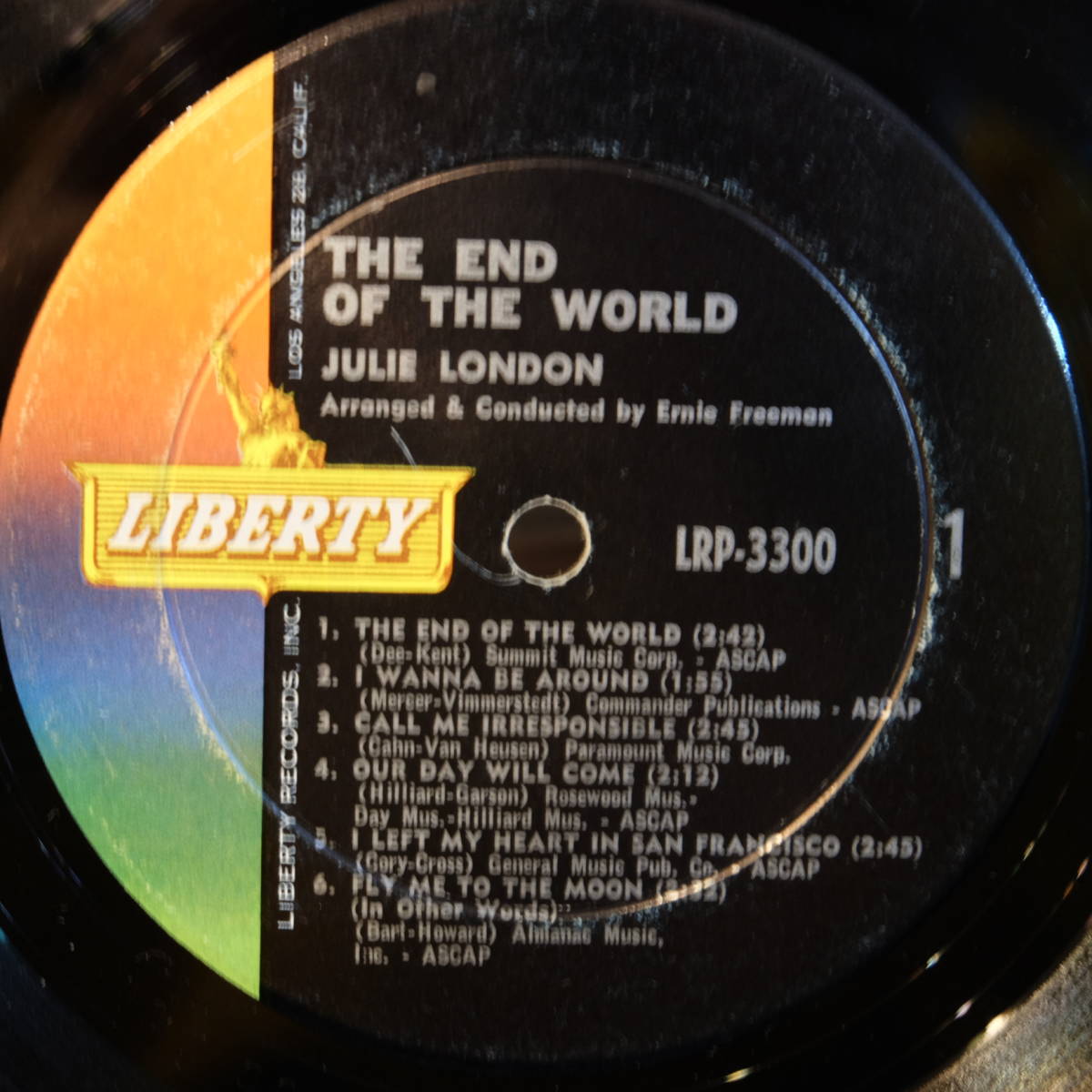 Liberty【 LRP-3300 : The End Of The World 】DG / Julie London_画像4