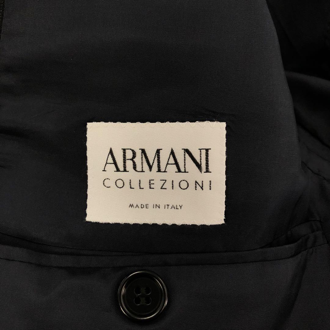 美品 ARMANI COLLEZIONI アルマーニコレツォーニ セットアップ スーツ テーラードジャケット スラックス パンツ 背抜き 46サイズ Mサイズ_画像5