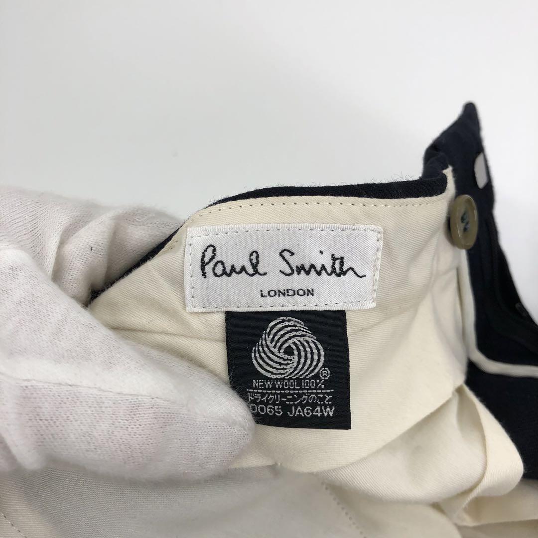 Paul Smith ポールスミス セットアップ スーツ テーラードジャケット スラックス パンツ 総裏 2つボタン Lサイズ 大きいサイズの画像9