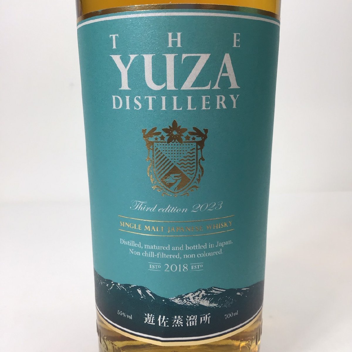 未開栓 遊佐蒸溜所 THE YUZA サード エディション 2023 シングルモルト 箱付 700ml 55％ 1E-1-4-150367-A_画像4