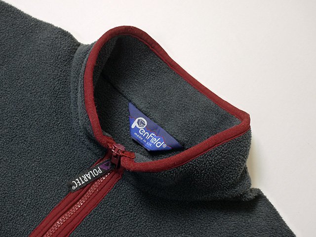 オールド◆　90s　USA製　PenField　ペンフィールド　フリースジャケット　ハーフジップ　プルオーバー　Mサイズ　POLARTEC　アウトドア　_画像3