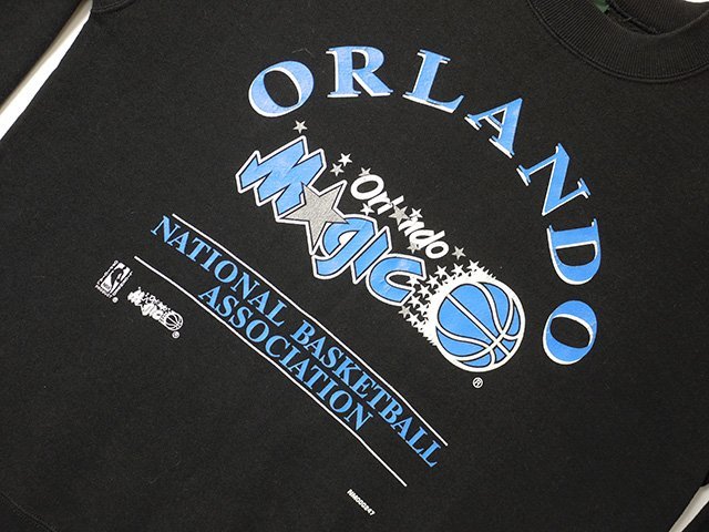 オールド◆　90s　USA製　ORLANDO MAGIC　オーランド・マジック　スウェット　XLサイズ　トレーナー　NBA　バスケ　HOME TEAM ADVANTAGE　_画像4