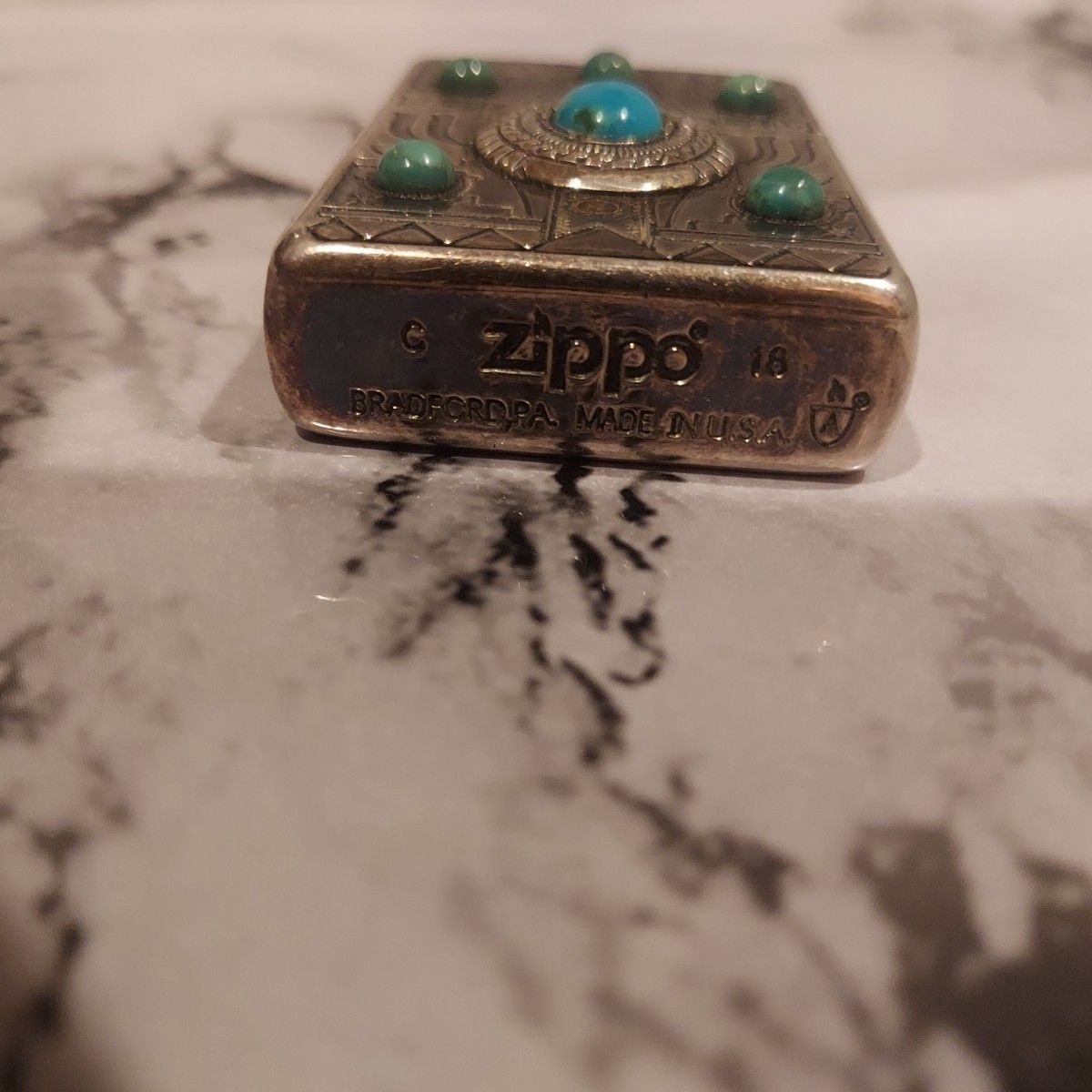 ☆訳あり☆ZIPPO オイルライター 喫煙具【インディアンスピリット イーグル ZIPPO