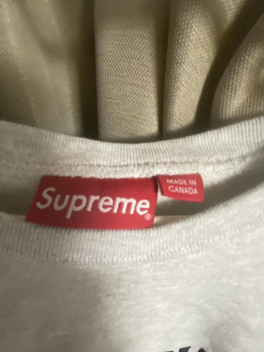 supremeクルーネック XL ランドリー済み。　店舗購入　シンプル_画像3