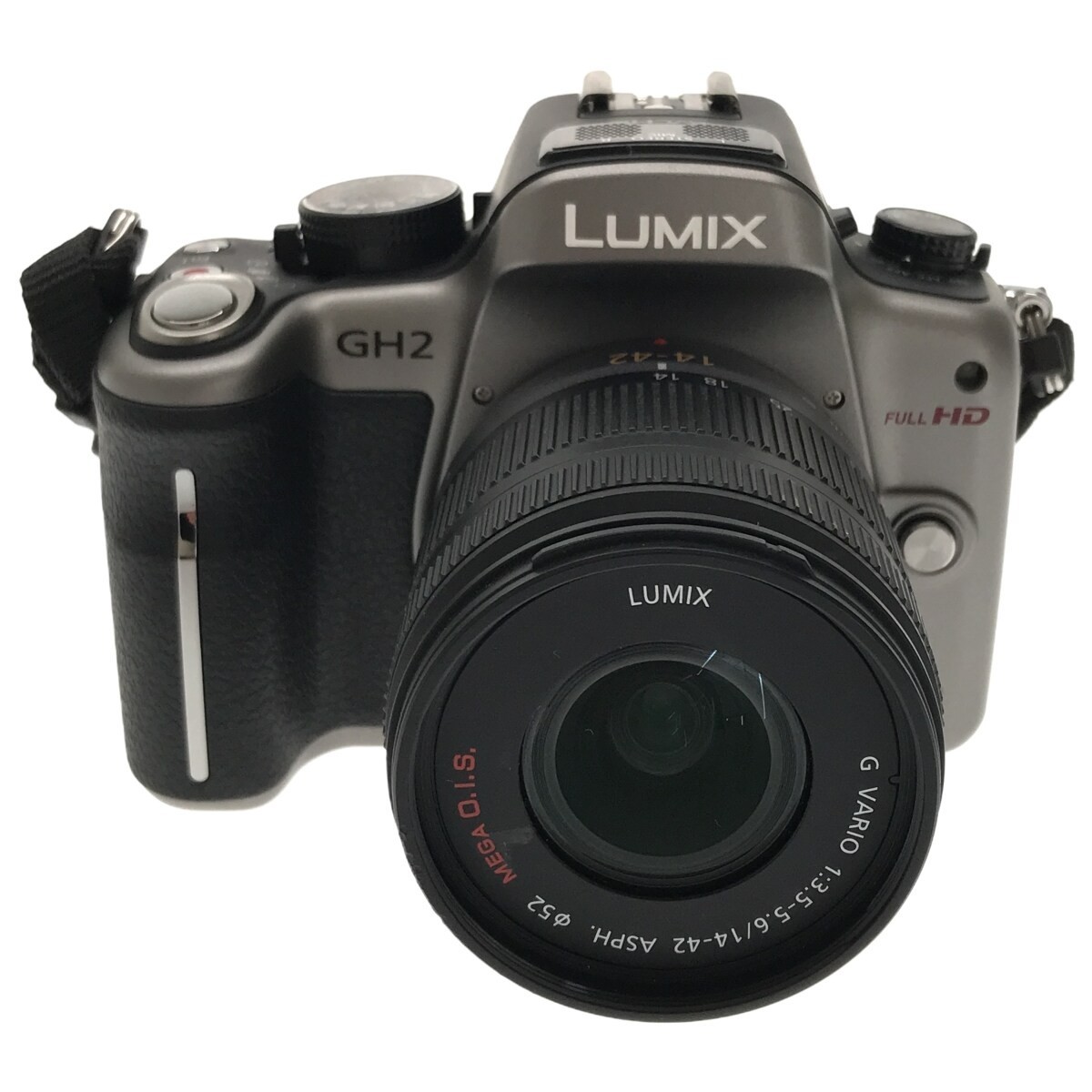 【動作品】Panasonic LUMIX DMC-GH2 G VARIO F3.5-5.6 14-42mm ASPH MEGA O.I.S シルバー 1605万画素 バリアングル式 ミラーレス一眼 C3917_画像2