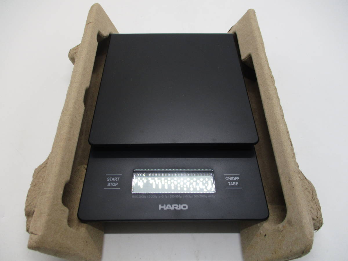 1-370064 HARIO V60ドリップスケール ブラック VSTN-2000B 【2023年製】 AA-2_画像2