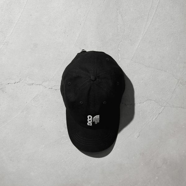 1円～!売切! 超限定【正規新品】THE NORTH FACE × CDG by COMME des GARCONS NORM HAT 帽子 キャップ ロゴ刺繍 男女兼用(OS)黒 230913_画像2