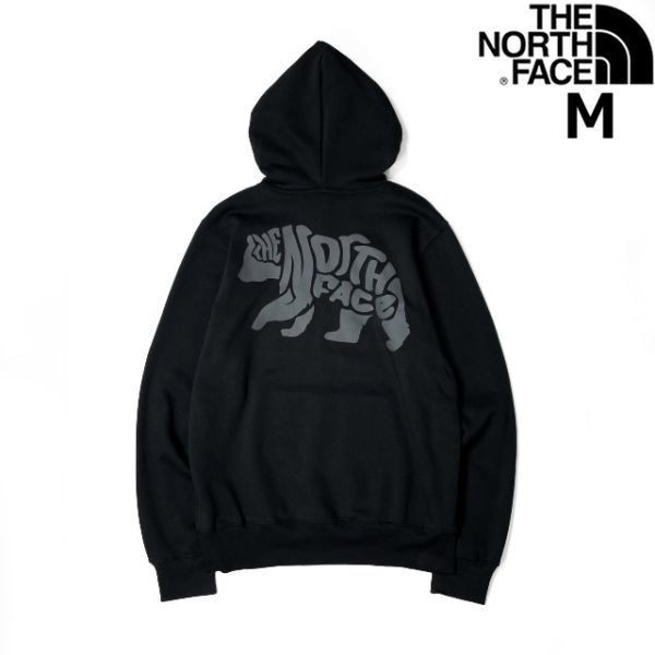 1円～!売切!【正規新品】THE NORTH FACE◆TNF BEAR PULLOVER HOODIE パーカー US限定 2023最新 ベアー グラフィック 裏起毛(M)黒 181130-33_画像3