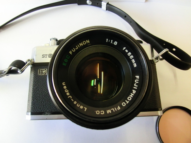 一眼レフカメラ　フジカ　fujica　ST801　EBC FUJINON 1：1.8 ｆ55mm ジャンク_画像3
