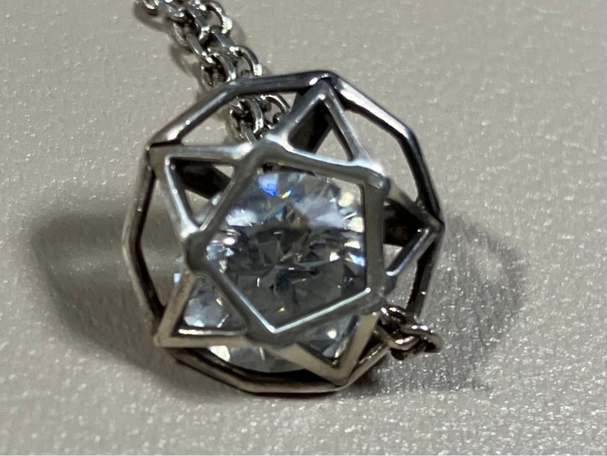 star  jewelry スタージュエリー 925 ダイヤモチーフ ネックレス ペンダント シルバー デザイン アクセサリー