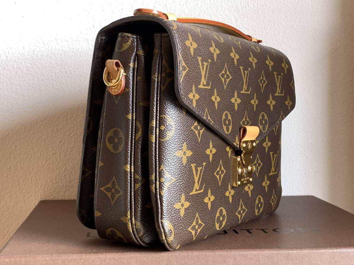 ★ LOUIS VUITTON ルイヴィトン ポシェット メティス モノグラム ハンドバッグ ショルダーバッグ 2way ブラウン ★_画像3