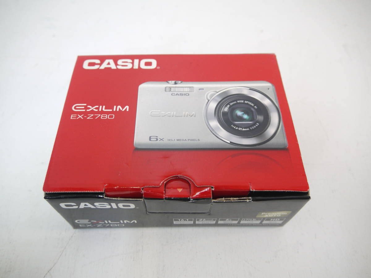 864 CASIO EXILIM EX-Z780 26mmWIDE OPTICAL 6x f=4.6-27.6mm 1:3.5-6.5 カシオ エクシリム デジカメ コンデジ USBコード/箱/バッテリー付_画像10