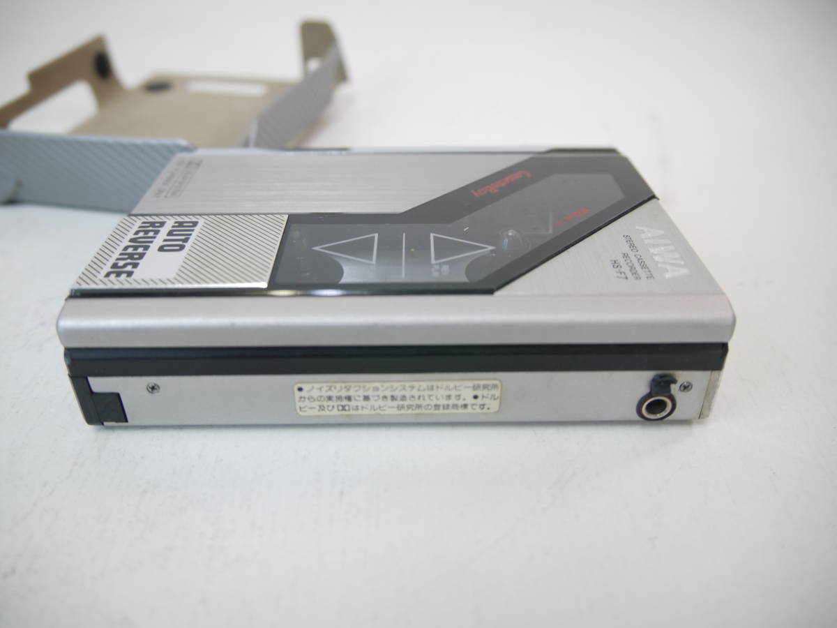 915 AIWA CassetteBoy HS-F7 アイワ カセットボーイ ステレオカセットレコーダー カセットプレーヤー シルバー_画像5