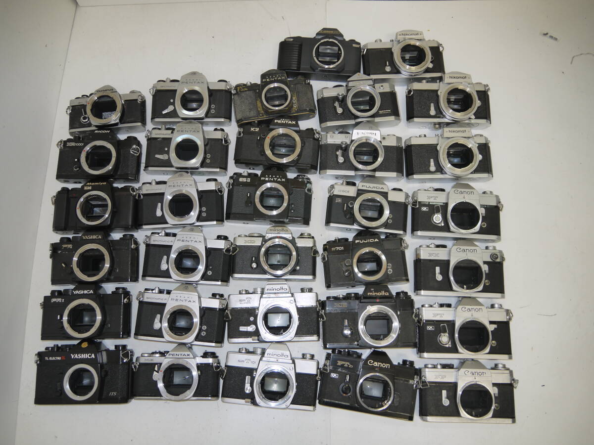 925 MFカメラ フィルムカメラ カメラボディ 32台 まとめ Canon/Nikon/Minolta/PENTAX/OLYMPUS/Mamiya/YASHICA/RICOH 鉄カメ _画像1