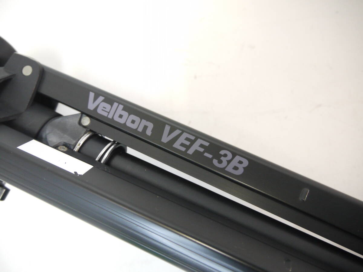 970 Velbon VEF-3B ベルボン 三脚 55-150cm 雲台付 PH-150 カメラアクセサリー _画像6