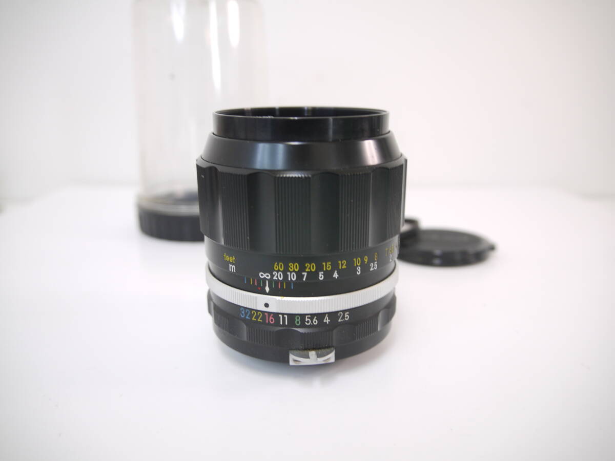 988 Nikon NIKKOR-P Auto 1:2.5 f=105mm 434643 ニコン レンズ MFレンズ カメラレンズ ケース付の画像7