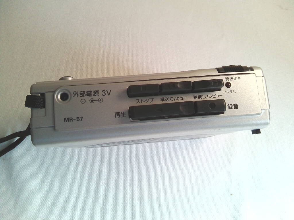 SANYO　カセットレコーダー　MR-57　シルバー★完動品_画像4