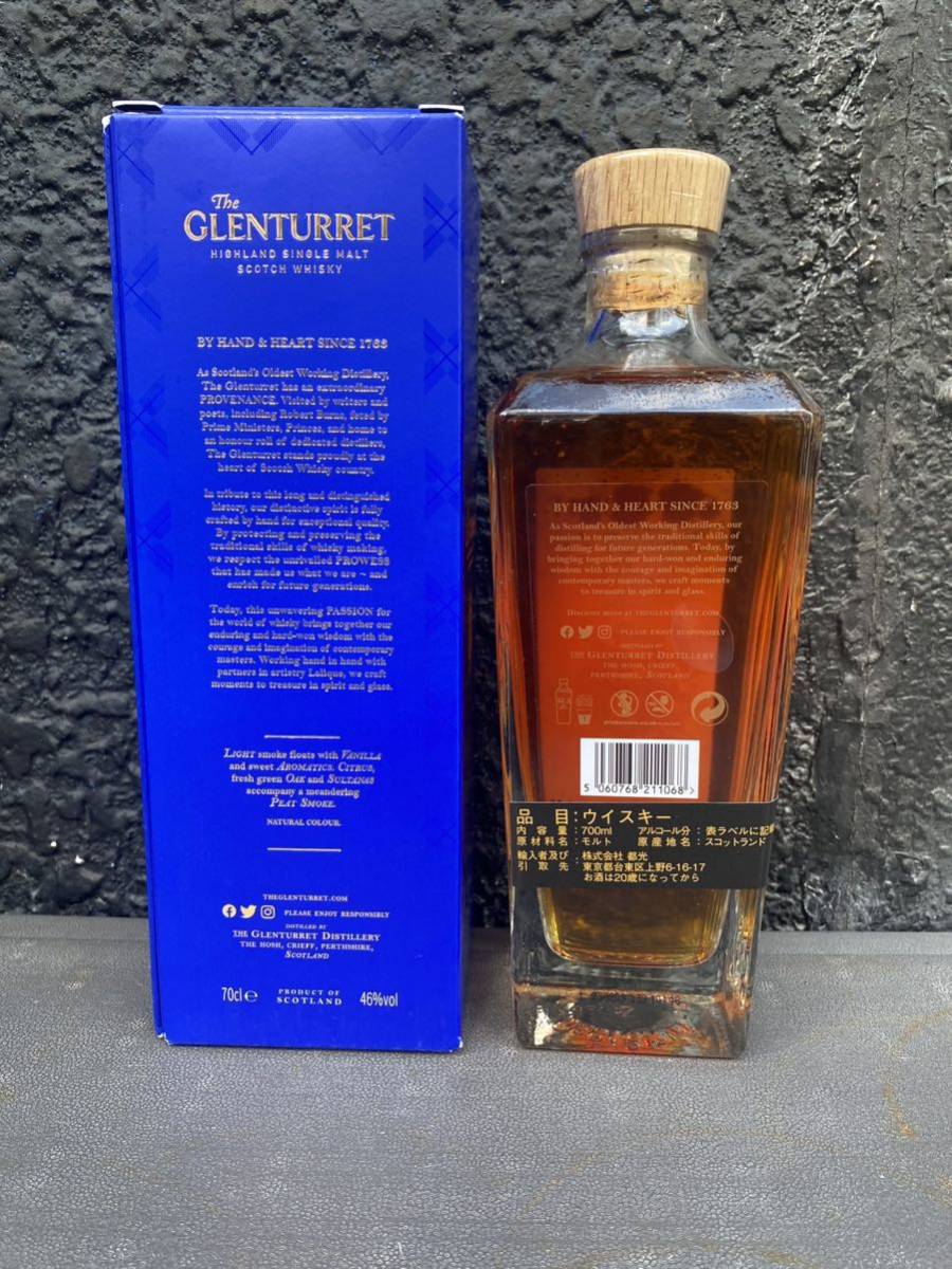 送料無料　THE GLENTURRET PEAT SMOKED 7YEARS 2023 RELEASE ザ　グレンタレットピートスモークド 7年　2023リリース_画像2