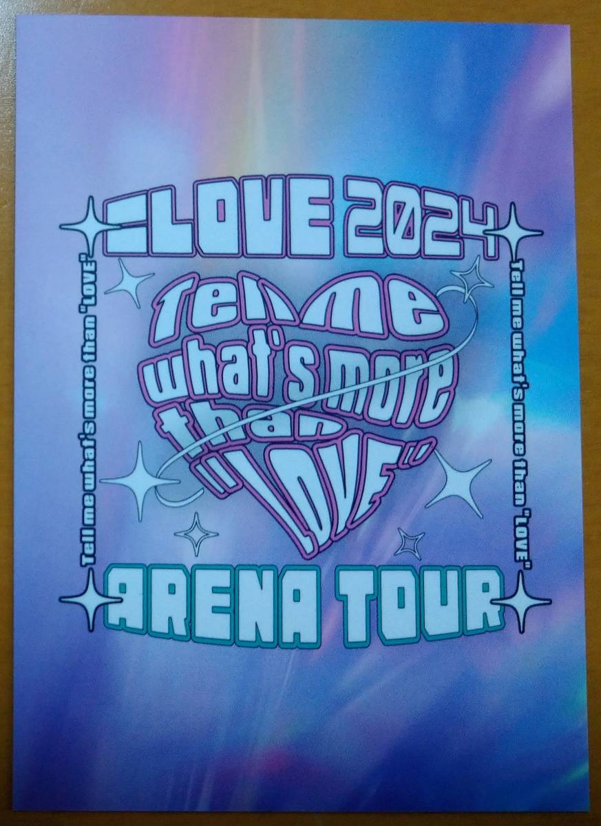  большой место цветок .=LOVE Arena Tour 2024 [Tell me what\'s more than &#34;LOVE&#34;] открытие память FC участник ограничение коллекционные карточки iko Rav 