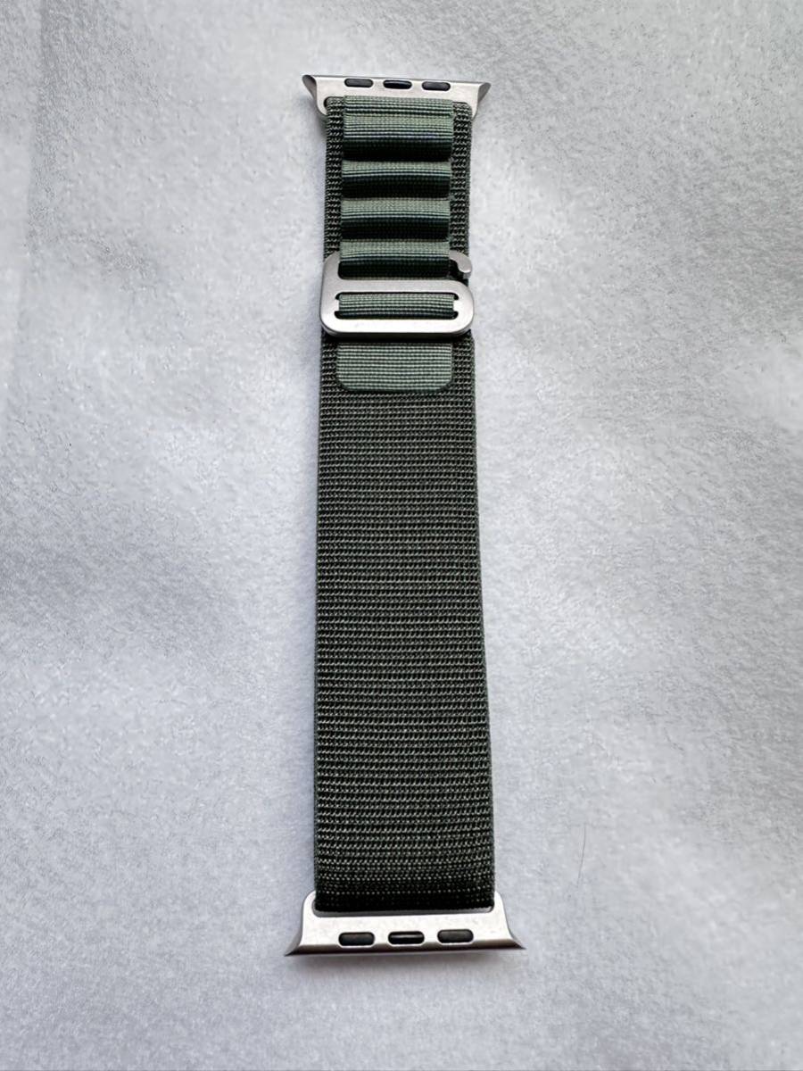 美品 Apple Watch Series 7 45mm ステンレス シルバー 最大容量100% ゴールデンブラウンレザーリンク_画像10