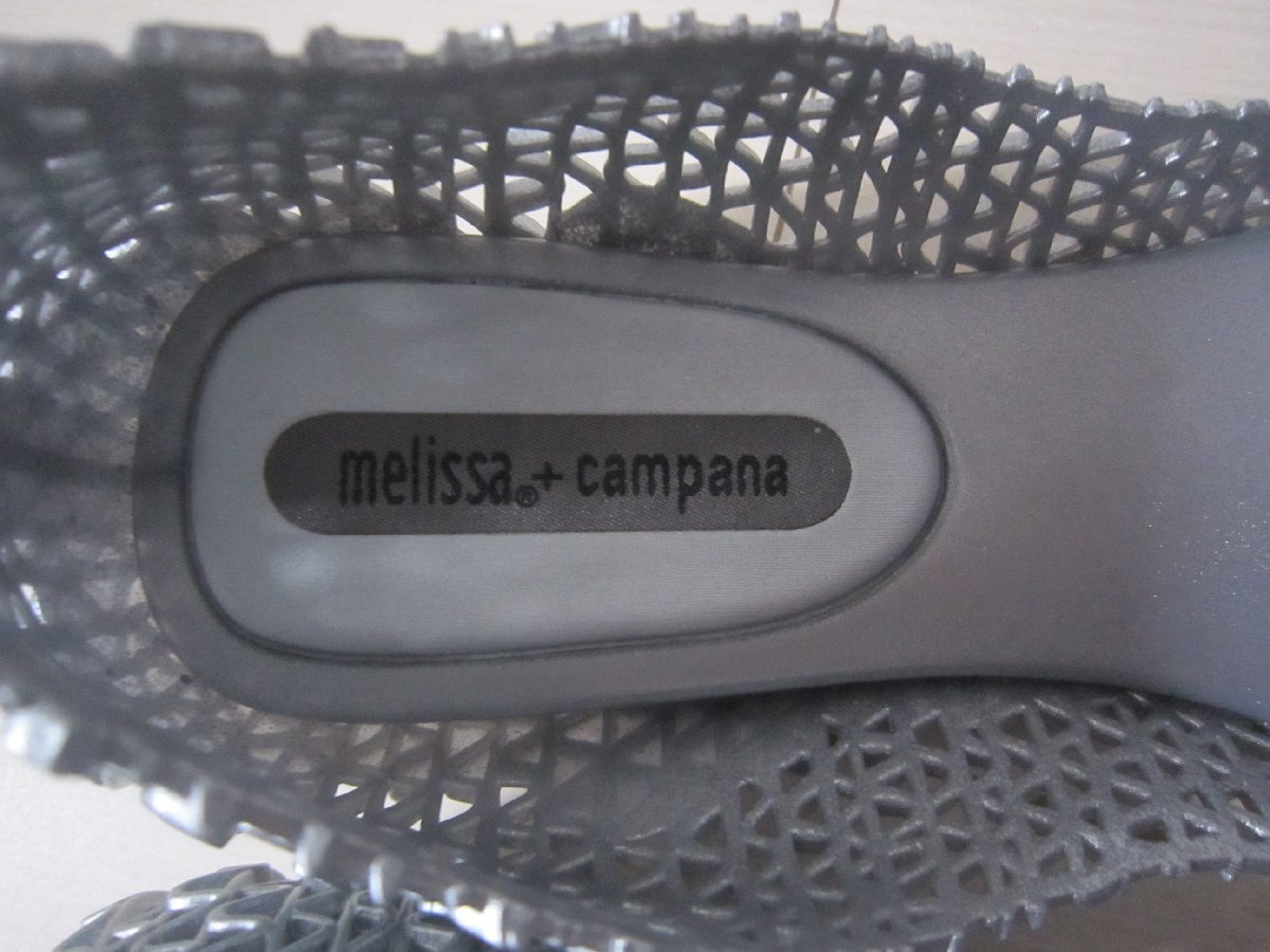 未使用！Melissa メリッサ フラット シューズ カンパーナ パペル Campana Papel レディース 33693 USA8 24.5cm_画像3