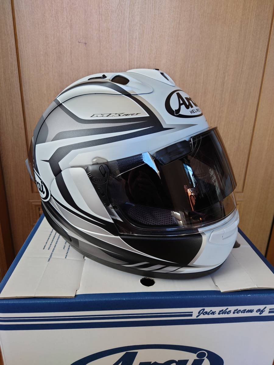 ★レア美品★　アライ　RX-7X　メイズ　Mサイズ　MAZE　ARAI arai RX7X_マットホワイト　プロシェードシステム装備