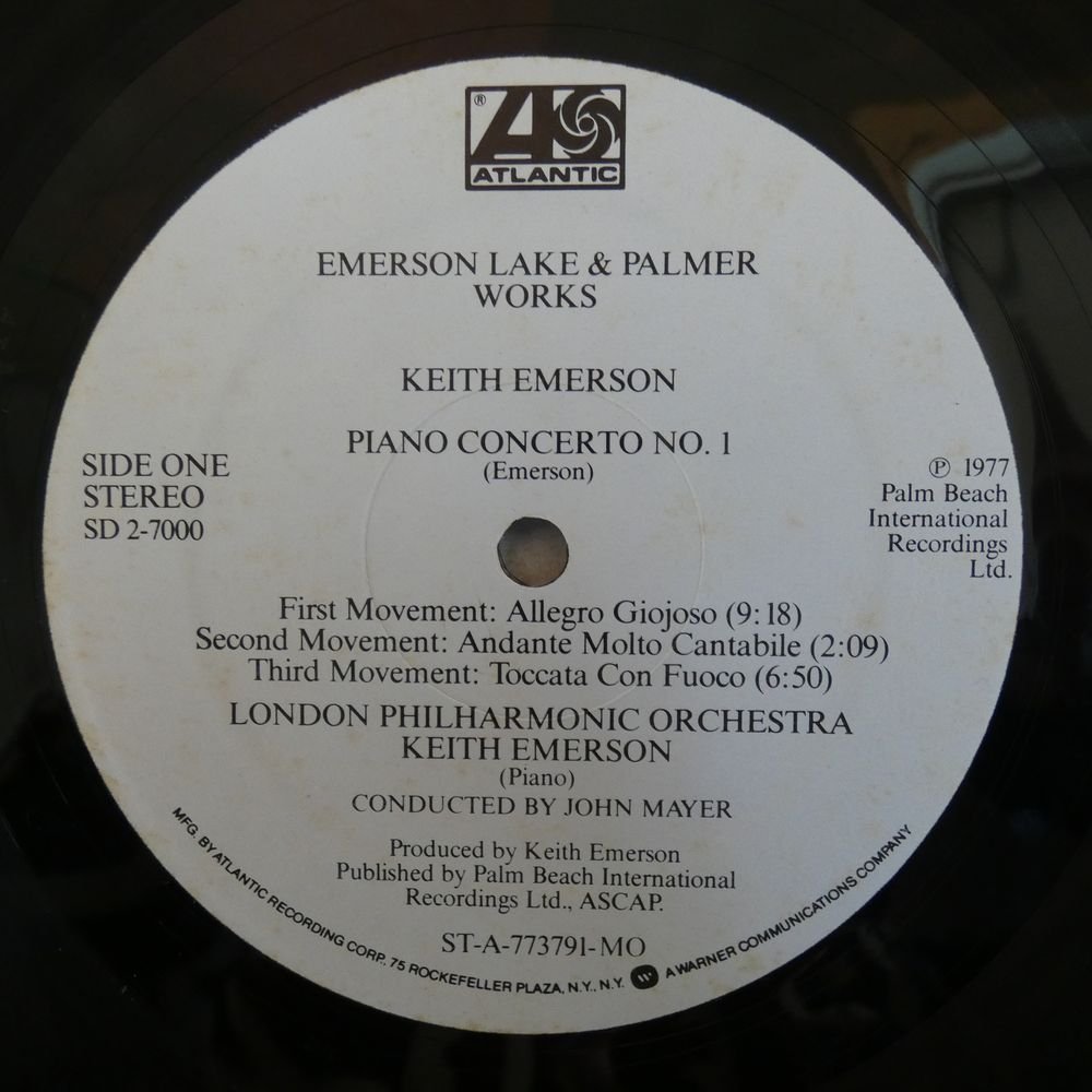 46060951;【US盤/2LP/見開き】Emerson Lake & Palmer / Works (Volume 1)_画像3